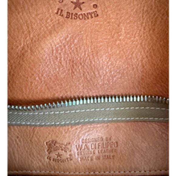 Il Bisonte Saddle Brown Leather Backpack - Picture 12 of 17